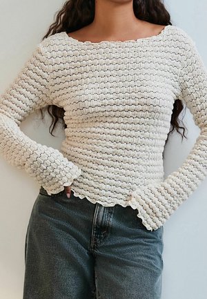 T-shirt à manches longues - beige