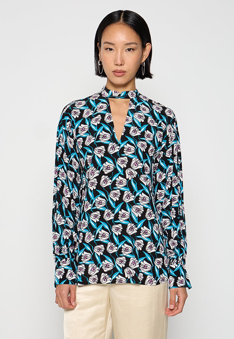 Diane von Furstenberg Blouse meerkleurig Diane von Furstenberg Blouse meerkleurig