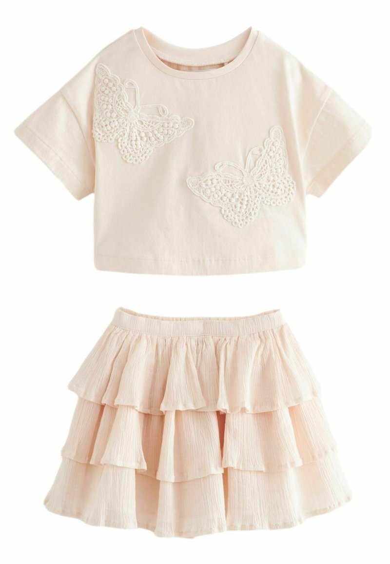 Next SET  - REGULAR FIT - A-linjekjol - cream