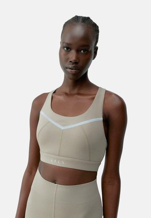 Sports-BH-er med medium støtte - beige