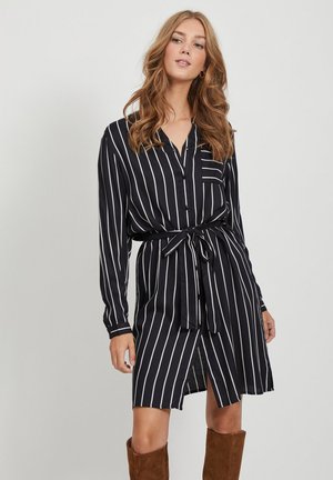 Shirt dress - black