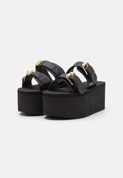 MOSCHINO WEDGE - Sandaler - nero
