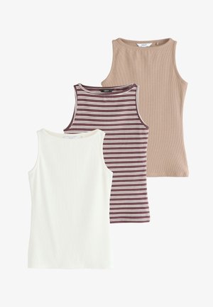 Next, 3 PACK - Top - chocolate brown