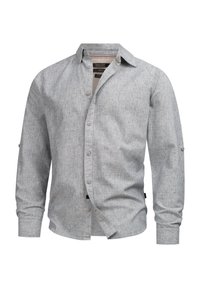 LANGARM BRAN - Vapaa-ajan kauluspaita - dk denim
