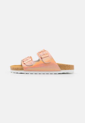 Pantolette flach - rose gold-coloured