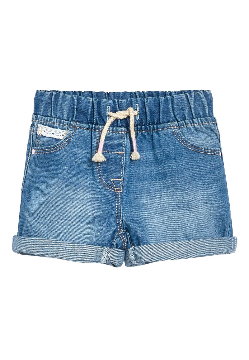 Next DENIM BLUE PULL-ON SHORTS (3MTHS-10YRS) - Džinsa auduma šorti - blue