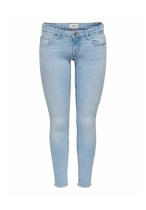 ONLY, SLIM FIT JEANS ONLCORAL LOW WAIST SKINNY FIT ANKLE LENGTH JEANS - Testhezálló fazon - light blue denim