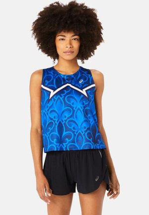 ASICS NATIONS RUN TANK - Top - blue