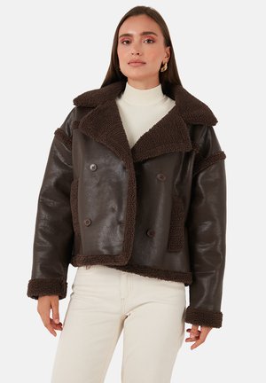 LOOSE FIT - Zimná bunda - brown