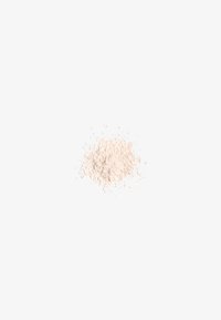 Loose powder, light beige in color, with a fine texture, scattered in a small mound on a light background.