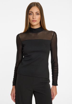 ANGI - T-shirt à manches longues - schwarz-weiß