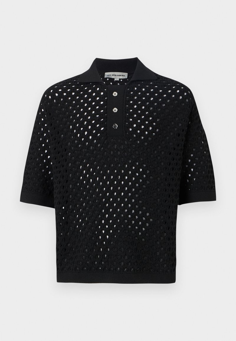 Les Benjamins Poloshirt zwart