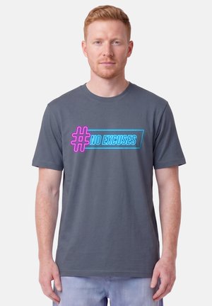 watapparel, NO EXCUSES UNISEX - T-Shirt print - blue grey