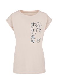 F4NT4STIC HELLO HEIDI - Print T-shirt - whitesand