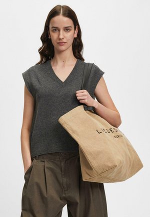 Liebeskind Berlin, SHOPPER AURORA - Tote bag - sandfarben