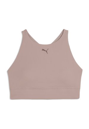SHAPELUXE HIGH NECK - MID - Brassières de sport à maintien normal - sandstone