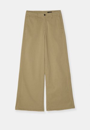 SOFIE WIDE LEG - Pantalon classique - khaki