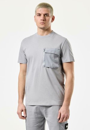 TAKAJI PARACHUTE POCKET  - T-shirt basic - smokey