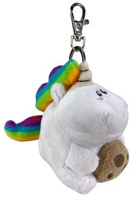 Pummeleinhorn FRIENDS - EINHORN MIT KEKS PLÜSCH - Keyring - weiß