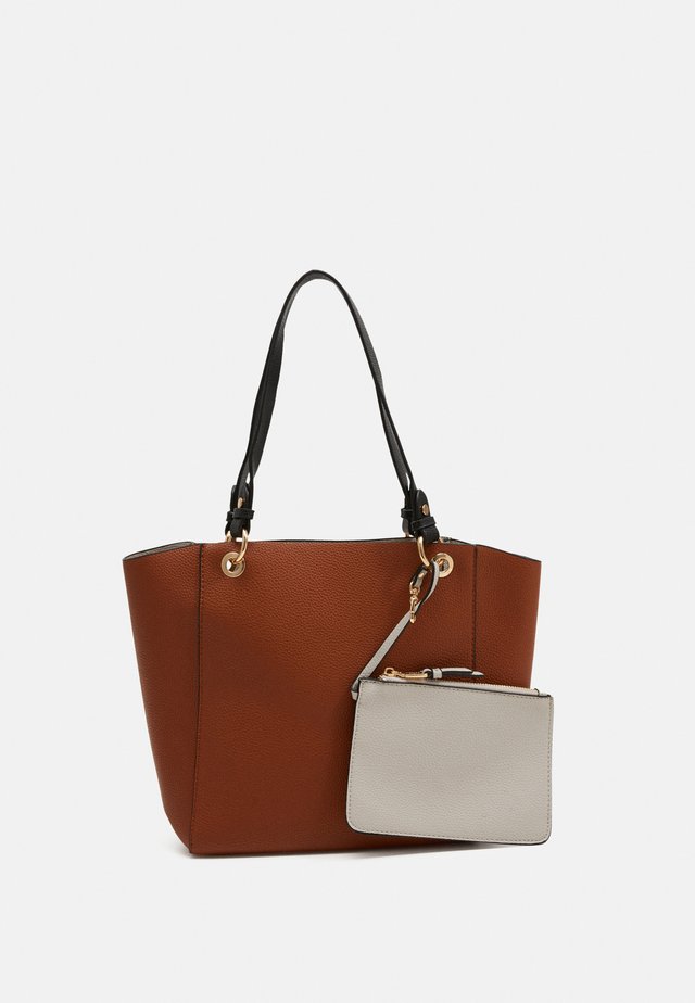 VIOLET SET - Handbag - camel