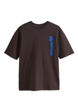 Next, T-shirts print - brown matisse