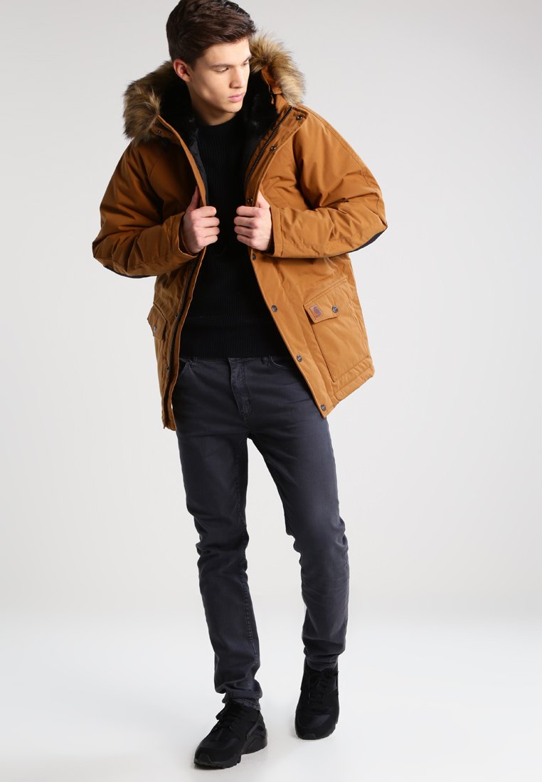 Carhartt WIP TRAPPER Vinterkåpe frakk hamilton brown Carhartt WIP TRAPPER Vinterkåpe frakk hamilton brown