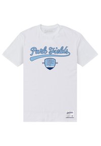 Henry Tiger PARK FIELDS VARSITY SHIELD - T-shirt z nadrukiem