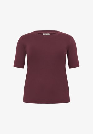 Kaffe Curve CARINA - T-shirt basique - windsor wine