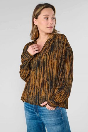 TOP FITZ - Blouse - marron
