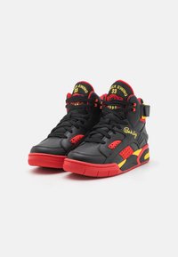 Patrick Ewing ECLIPSE VINTAGE CATALOG UNISEX - Baskets montantes - black/fiery red/viriant yellow