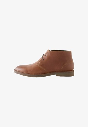 Next, Lace-up ankle boots - tan brown