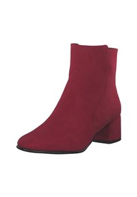 Marco Tozzi Bottines - dark red