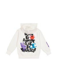 Champion PLAY WITH GRAPHICS - Felpa con cappuccio - white