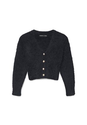 Terranova, MAGLIA TINTA UNITA - Cardigan - nero