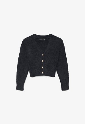 Terranova, MAGLIA TINTA UNITA - Cardigan - nero