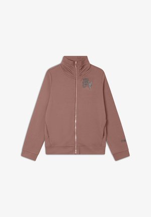 Freddy Sudadera con cremallera - light mahogany