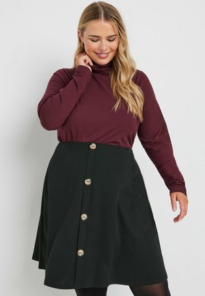 A-snit nederdel - black