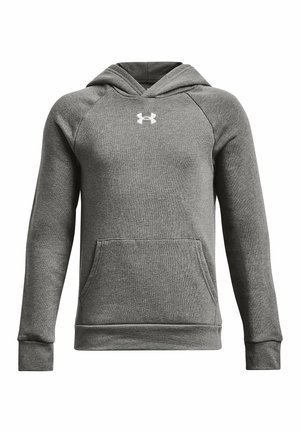 Under Armour RIVAL  - Mikina s kapucňou - castlerock light heather