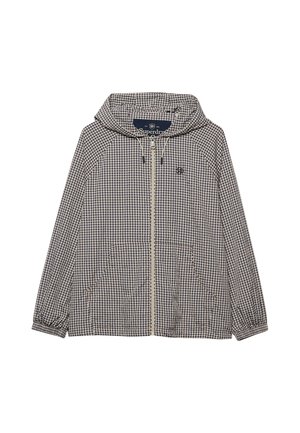 Superdry & Co, SUPERDRY CHECKED RAGLAN WINDBREAKER JACKET.. - Let jakke / Sommerjakker - navy ecru check
