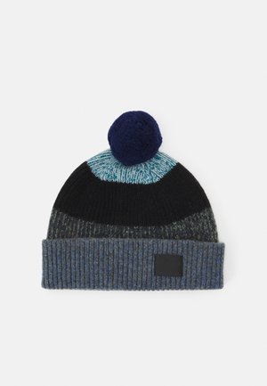 BEANIE TWISTED BLOCK UNISEX - Bonnet - dark blue