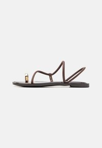 Zign - LEATHER - T-bar sandals - brown Thumbnail Image 1