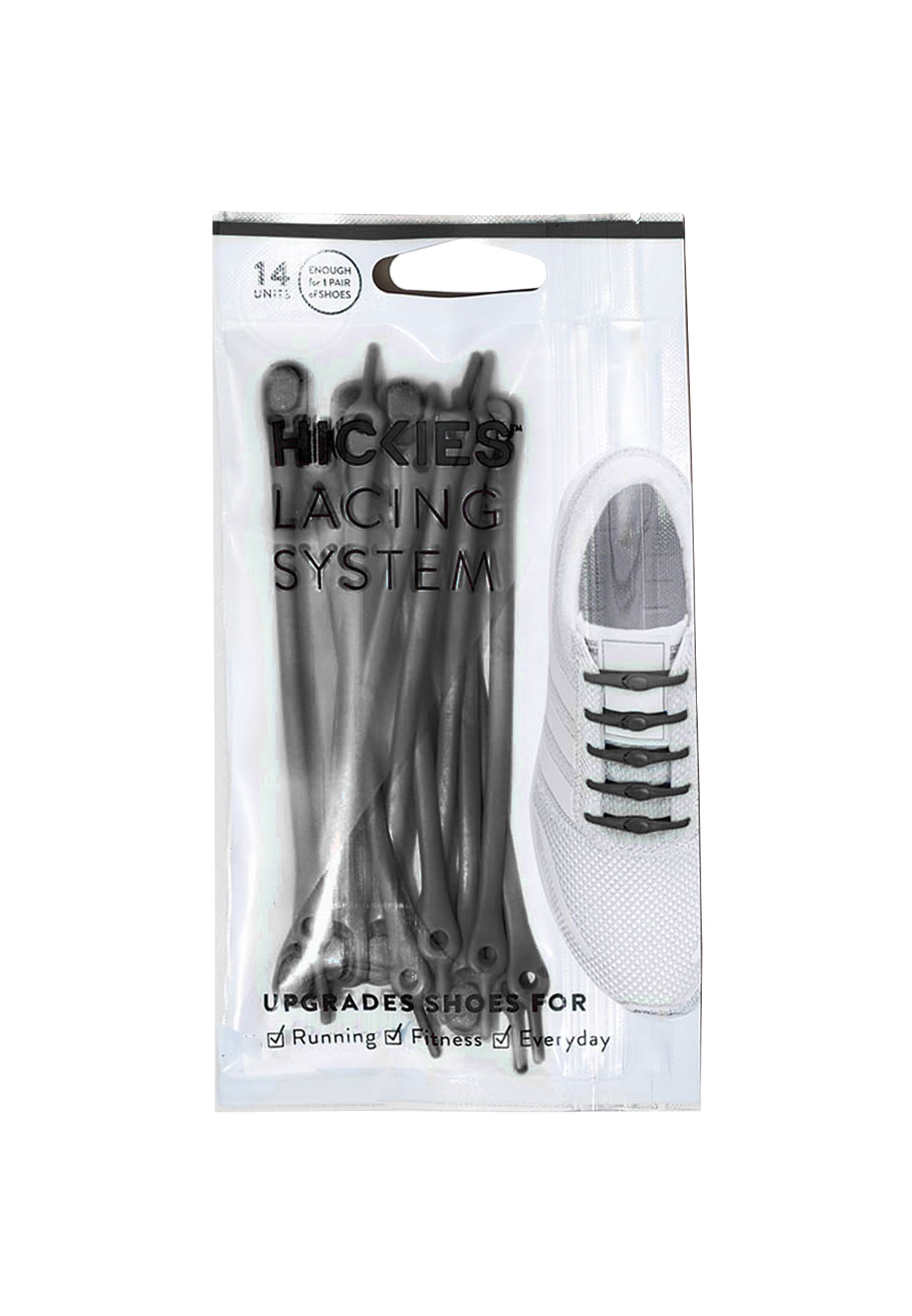 Hickies 14 Pack Tie Free Laces Accessoires Overig Black Zwart Zalando Nl