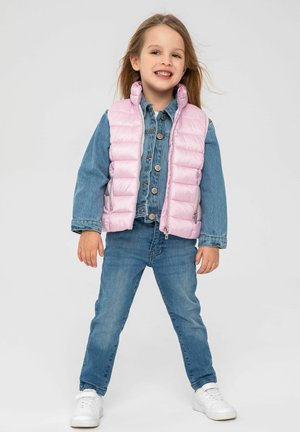 PADDED PUFFER GILET - Brezrokavnik - light pink