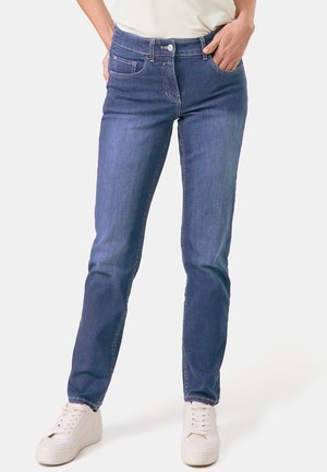 5-POCKET SOL INE BEST ME - Slim fit jeans - blue denim with use