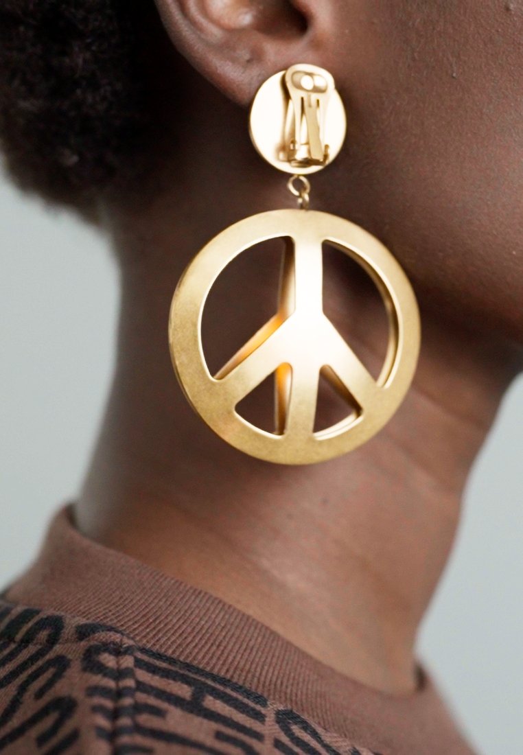 MOSCHINO Earrings - gold-coloured - Zalando.co.uk