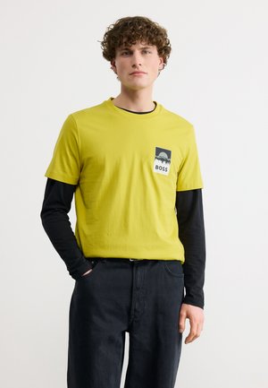 T-Shirt print - medium yellow