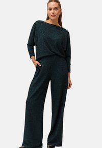 zero MIT GLITZEREFFEKT - Langarmshirt - deep ponderosa pine