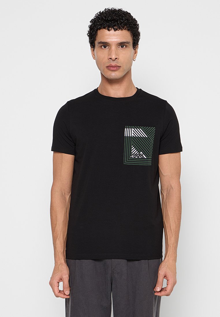 Karl Lagerfeld T-shirt print zwart