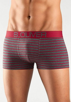 s.Oliver HIPSTER 4 PACK - Pants - grau schwarz gestreift grün grau gestreift blau grau gestreift
