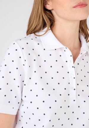 Damart, CASUAL STYLE - Polo - blanc pois